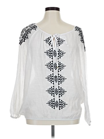 Gibson Latimer Long Sleeve Blouse (view 1)