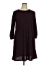 Apt. 9 Chevron-herringbone Burgundy Casual Dress Size XL - photo 1