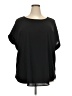 Zenana 100% Polyester Black Short Sleeve Top Size 3X - photo 1