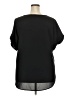 Zenana 100% Polyester Black Short Sleeve Top Size 3X - photo 2