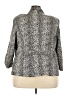 Avenue Animal Print Silver Blazer Size 26 - 28 Plus - photo 2