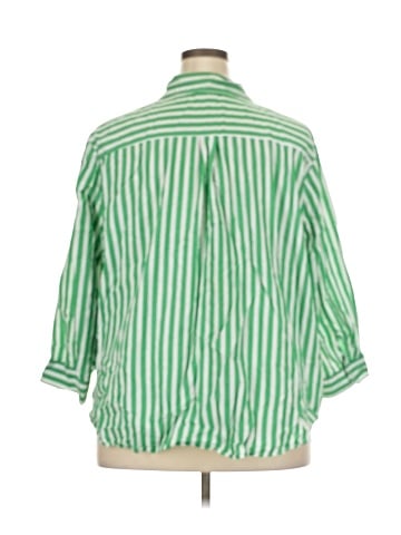 Cato 3/4 Sleeve Button-Down Shirt (view 2)