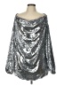 Akira 100% Polyester Silver Cocktail Dress Size L - photo 1
