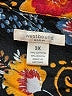 Westbound Floral Black Long Sleeve Blouse Size 3X - photo 7