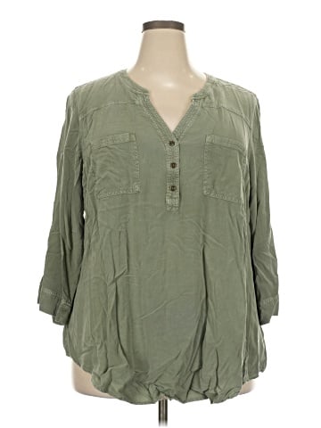 Torrid 3/4 Sleeve Blouse (view 1)