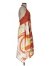 2b bebe Print Orange Cocktail Dress Size XXS (estimated) - photo 4