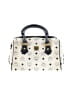MCM 100% Coated Canvas Argyle Ivory Monogram Visetos Boston Bag  One size - photo 1