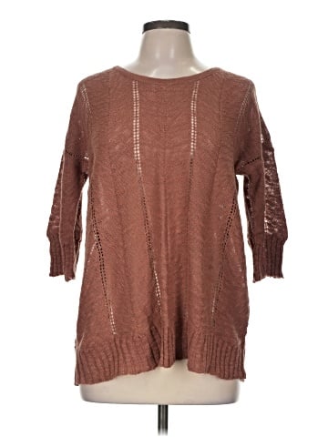 Knitted & Knotted Pullover Sweater (view 1)