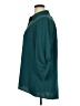BLOOMCHIC Solid Teal 3/4 Sleeve Button-Down Shirt Size 14 - 16 - photo 5