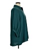 BLOOMCHIC Solid Teal 3/4 Sleeve Button-Down Shirt Size 14 - 16 - photo 4