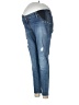 Isabel Maternity Color Block Blue Jeans Size 10 Maternity - photo 1