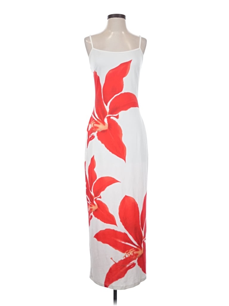 Pre-owned Commense Cocktail Dress In White