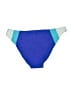 Solid & Striped Color Block Blue Swimsuit Bottoms Size XL - photo 2