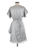 Ellison 100% Polyester Silver Cocktail Dress Size M - photo 2
