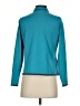 Oleg Cassini 100% Polyester Color Block Teal Track Jacket Size S - photo 2