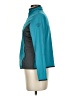Oleg Cassini 100% Polyester Color Block Teal Track Jacket Size S - photo 5