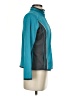 Oleg Cassini 100% Polyester Color Block Teal Track Jacket Size S - photo 4
