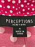 Perceptions Polka Dots Pink Casual Dress Size S - photo 7