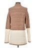 Talbots 100% Cotton Color Block Brown Turtleneck Sweater Size S - photo 2
