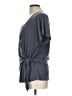 Ann Taylor Gray Short Sleeve Top Size L - photo 5