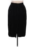 Carlisle Stripes Black Wool Skirt Size 14 - photo 2