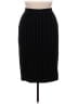 Carlisle Stripes Black Wool Skirt Size 14 - photo 1