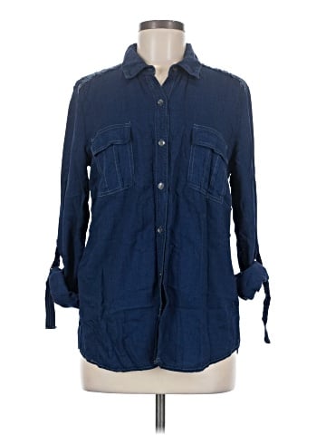 Splendid 3/4 Sleeve Button-Down Shirt (view 1)
