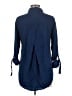 Splendid 100% Viscose Blue 3/4 Sleeve Button-Down Shirt Size M - photo 2