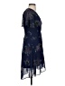 Sequin Hearts 100% Polyester Floral Blue Cocktail Dress Size 3 - photo 4