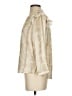 Brochu Walker 100% Polyester Print Tan Ivory 3/4 Sleeve Blouse Size XS - photo 5