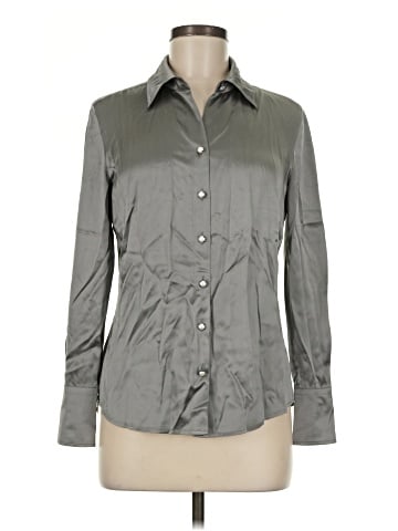 Ann Taylor Factory Long Sleeve Button-Down Shirt (view 1)