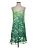 CAbi 100% Polyester Tropical Green Cocktail Dress Size S - photo 1