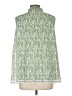 Max Studio 100% Polyester Green Sleeveless Blouse Size L - photo 2