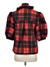 Unbranded 100% Polyester Plaid Red 3/4 Sleeve Blouse Size M - photo 2