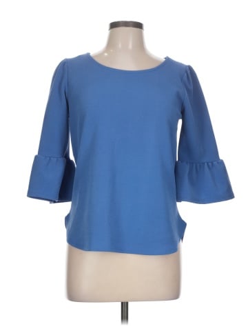Green Envelope 3/4 Sleeve Top (view 1)