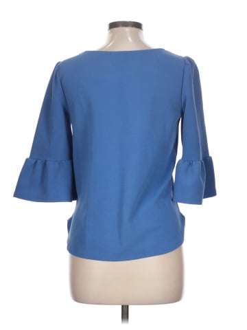 Green Envelope 3/4 Sleeve Top (view 2)