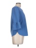 Green Envelope Blue 3/4 Sleeve Top Size L - photo 4