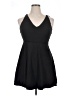 Unbranded Solid Black Cocktail Dress Size XL - photo 1
