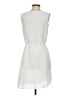 M.S.S.P. 100% Cotton Solid White Casual Dress Size S - photo 2