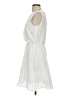 M.S.S.P. 100% Cotton Solid White Casual Dress Size S - photo 5