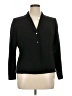 Evan Picone 100% Polyester Black Blazer Size 16 Petite - photo 1