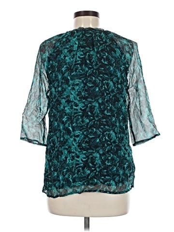 Winter Kate 3/4 Sleeve Silk Top (view 2)