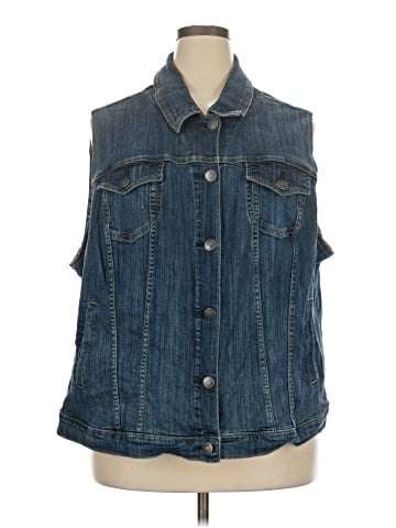 Torrid Denim Vest (view 1)