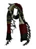 Steve Madden Plaid Burgundy Scarf One size - photo 1