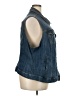 Torrid Blue Denim Vest Size 4X Plus (4) - photo 4