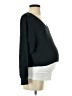 Angel Maternity 100% Cotton Black Gray Pullover Sweater Size XS - photo 4