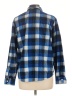 Riders by Lee 100% Polyester Plaid Blue Long Sleeve Blouse Size L - photo 2
