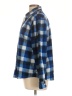 Riders by Lee 100% Polyester Plaid Blue Long Sleeve Blouse Size L - photo 5