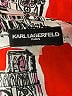 Karl Lagerfeld Paris 100% Polyester Print Red Short Sleeve Blouse Size L - photo 7