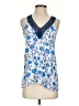 Derek Heart 100% Rayon Blue Sleeveless Blouse Size S - photo 1